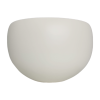 Vaso cerâmica bowl G creme fosco A9cm x L13cm