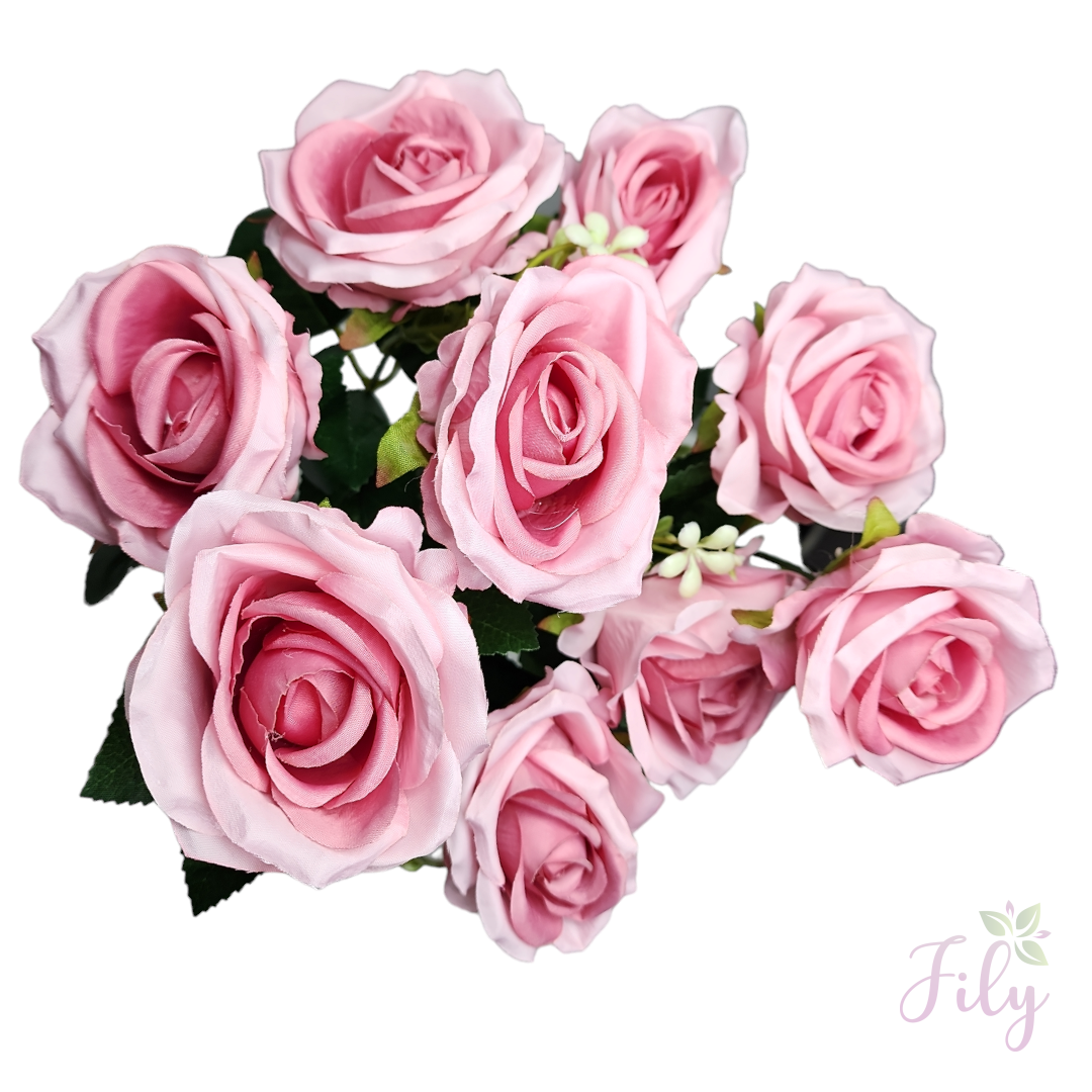 Buque de Rosa com 9 rosas A 45cm x L 20cm - Imagem 2