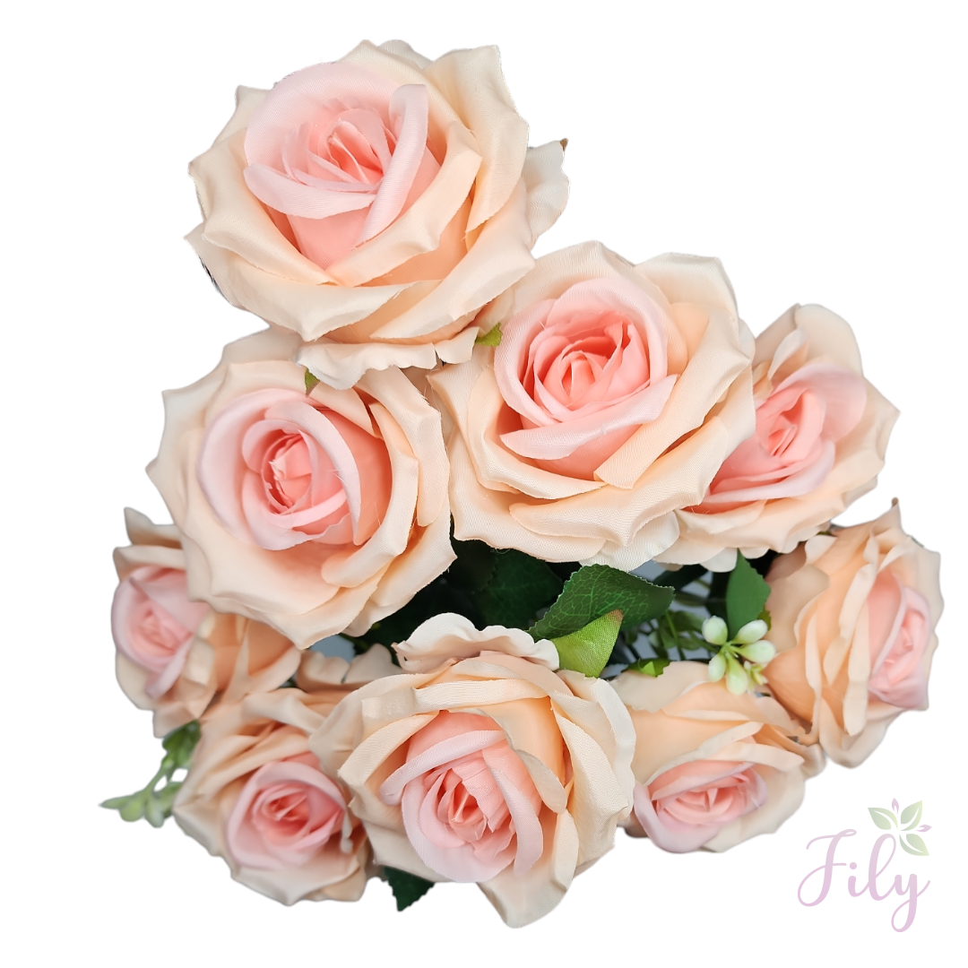 Buque de Rosa com 9 rosas A 45cm x L 20cm - Imagem 4