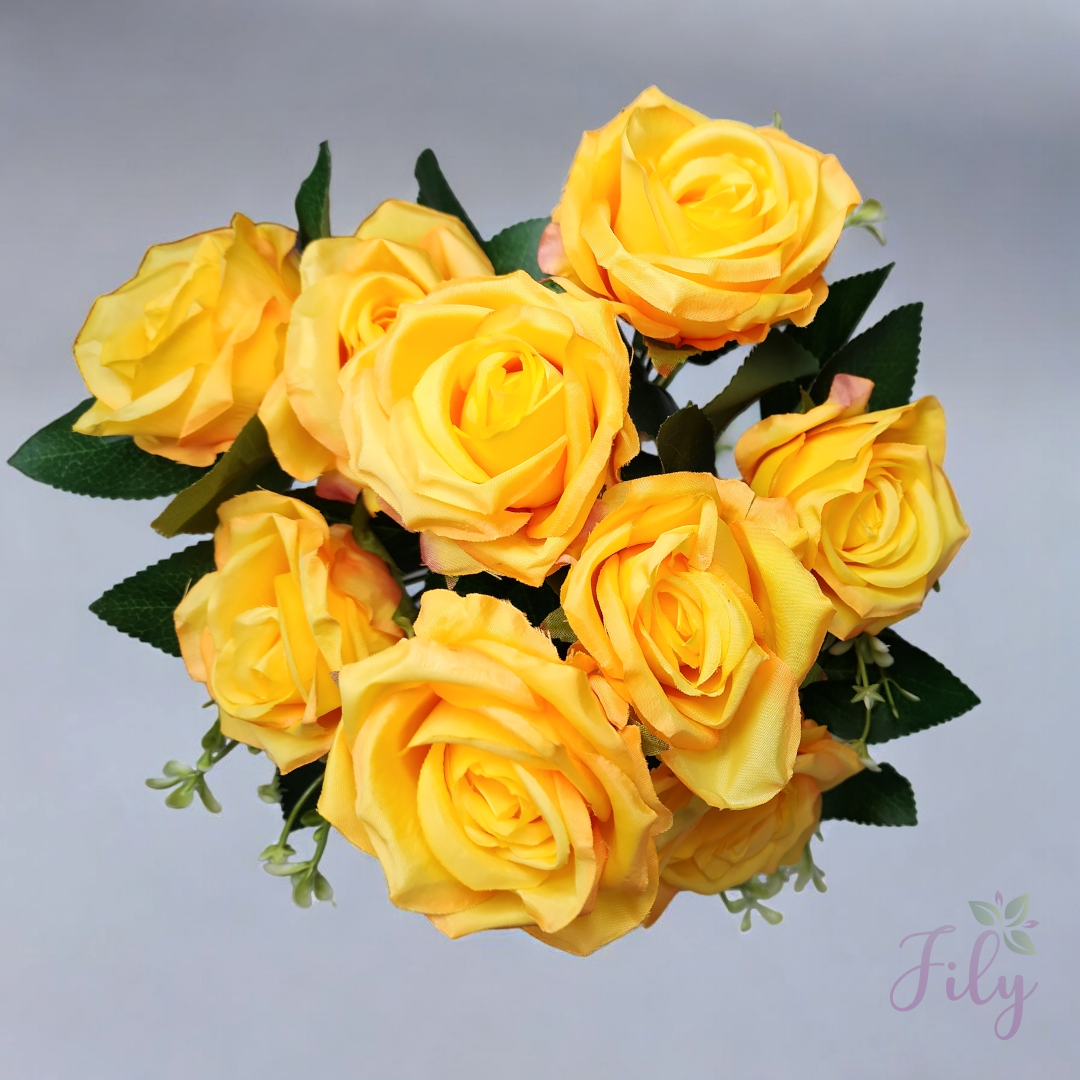 Buque de Rosa com 9 rosas A 45cm x L 20cm - Imagem 3