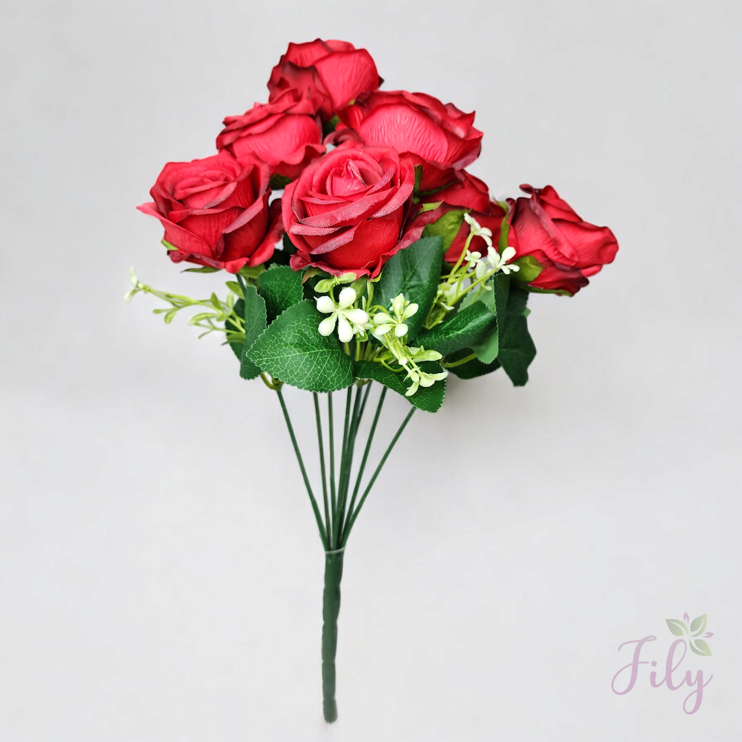 Buque de Rosa com 9 rosas A 45cm x L 20cm - Imagem 6