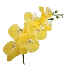 Haste Orquídea Phalaenopsis Toque Real Com 7 Coat 63 Cm Amarelo
