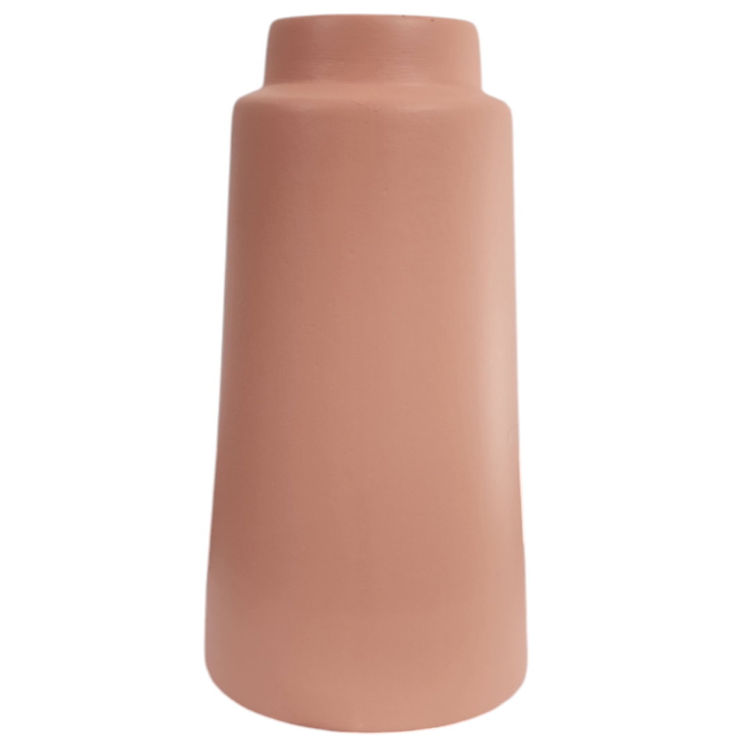 Vaso cerâmica nórdico G argila fosco A 18 cm x L 10 cm