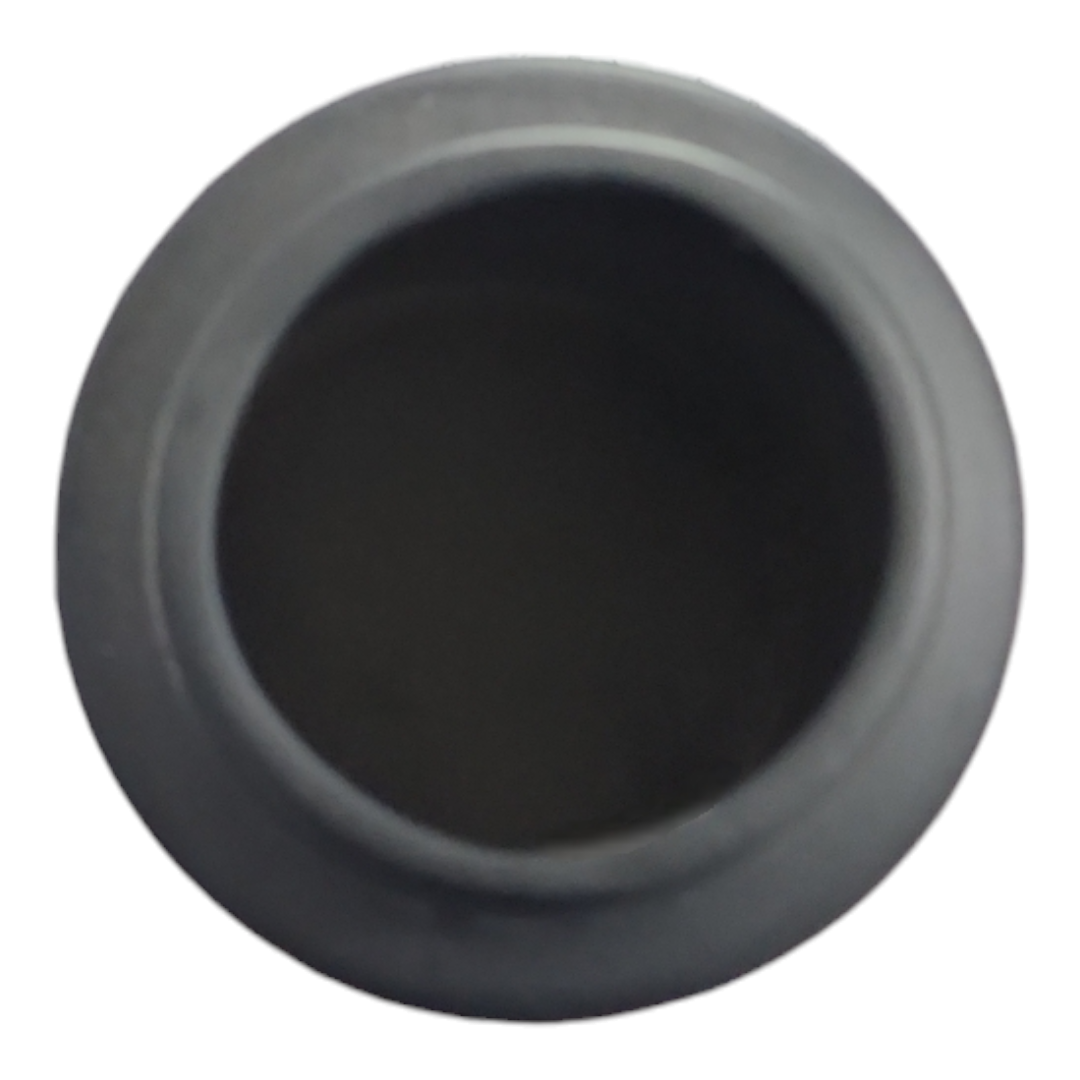 Vaso cerâmica nórdico M preto fosco A 13 cm x L 9 cm - Imagem 2