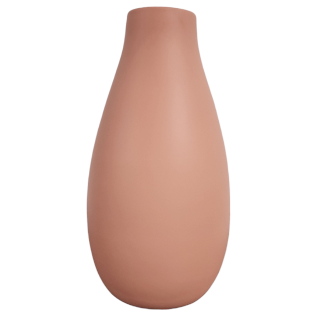 Vaso cerâmica bojo P argila fosco A 20 cm x L 14 cm - Imagem 2