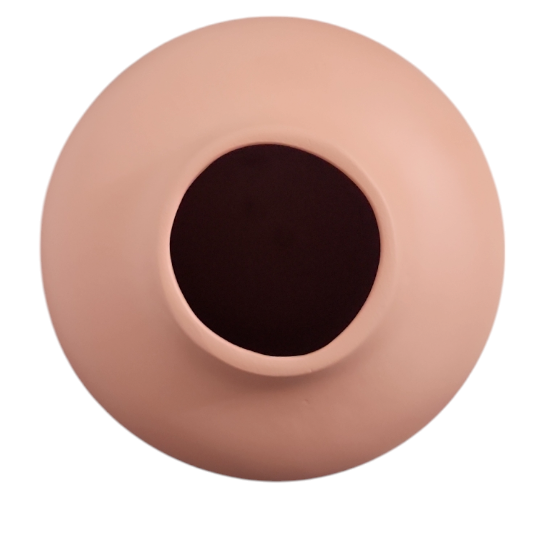 Vaso cerâmica potiche M argila fosco A 23 cm x L 15 cm - Imagem 2